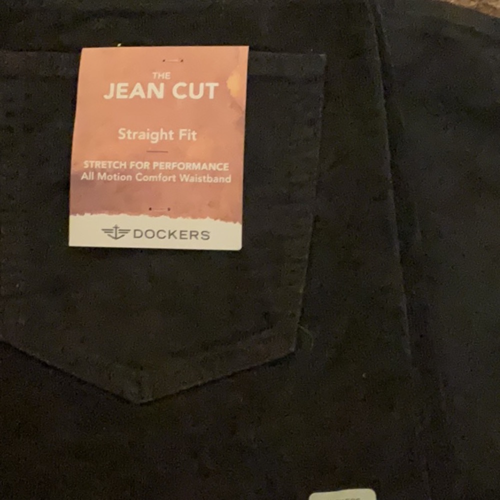 🔥 LEVI’S Dockers Gray Jean Cut Corduroy 34W 34L NWT $70 - Picture 2 of 4